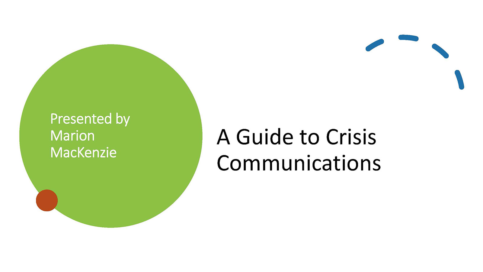 A Guide to Crisis Communications